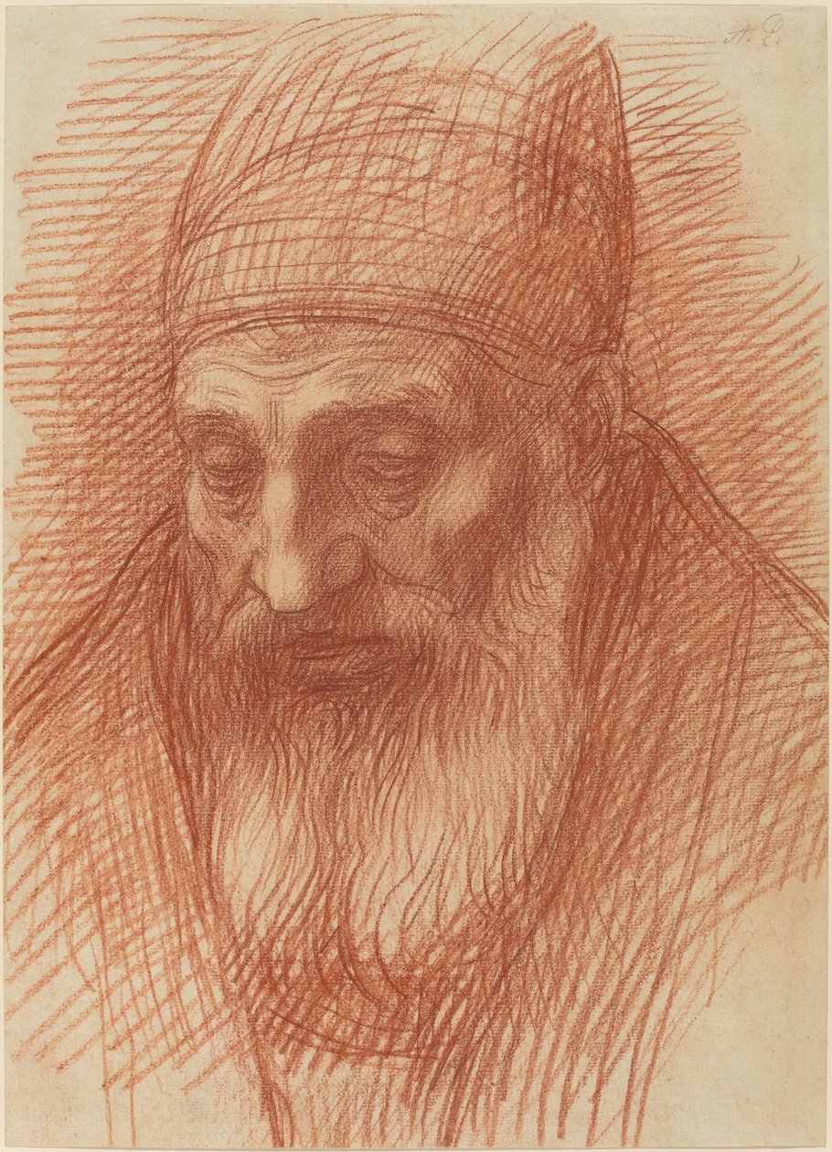 leder af en præst. af Alphonse Legros