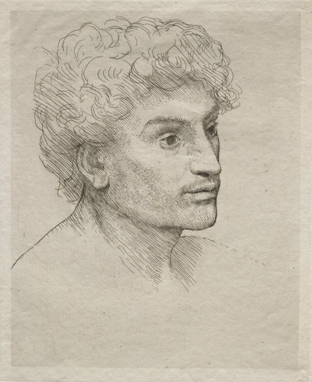 Leder af en ung mand af Alphonse Legros