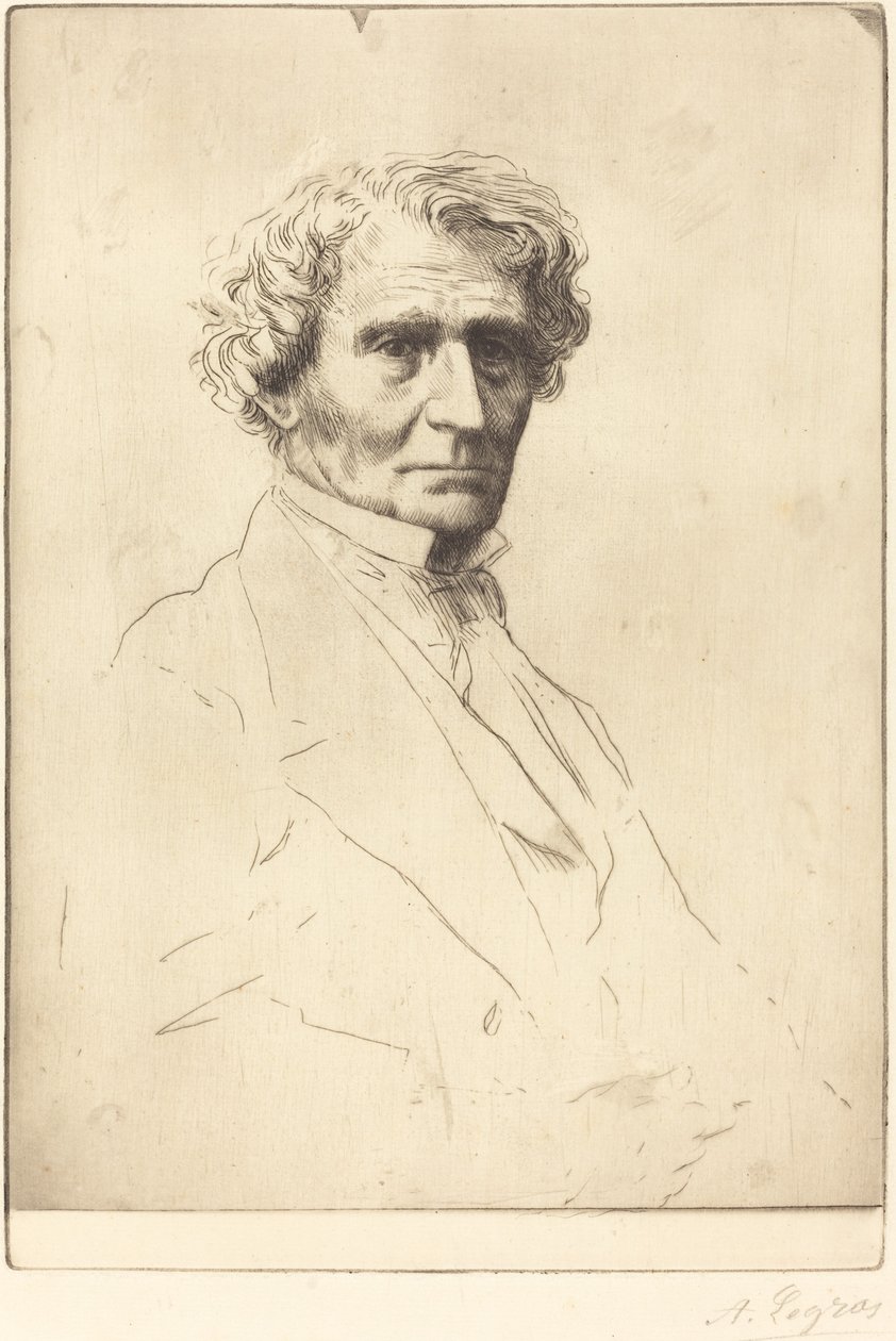 Hector Berlioz. af Alphonse Legros