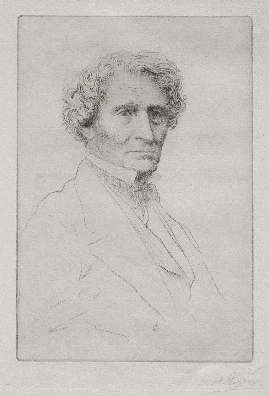 Hector Berlioz af Alphonse Legros