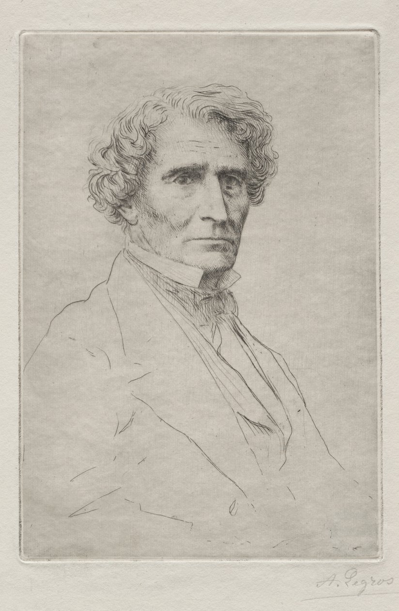 Hector Berlioz af Alphonse Legros