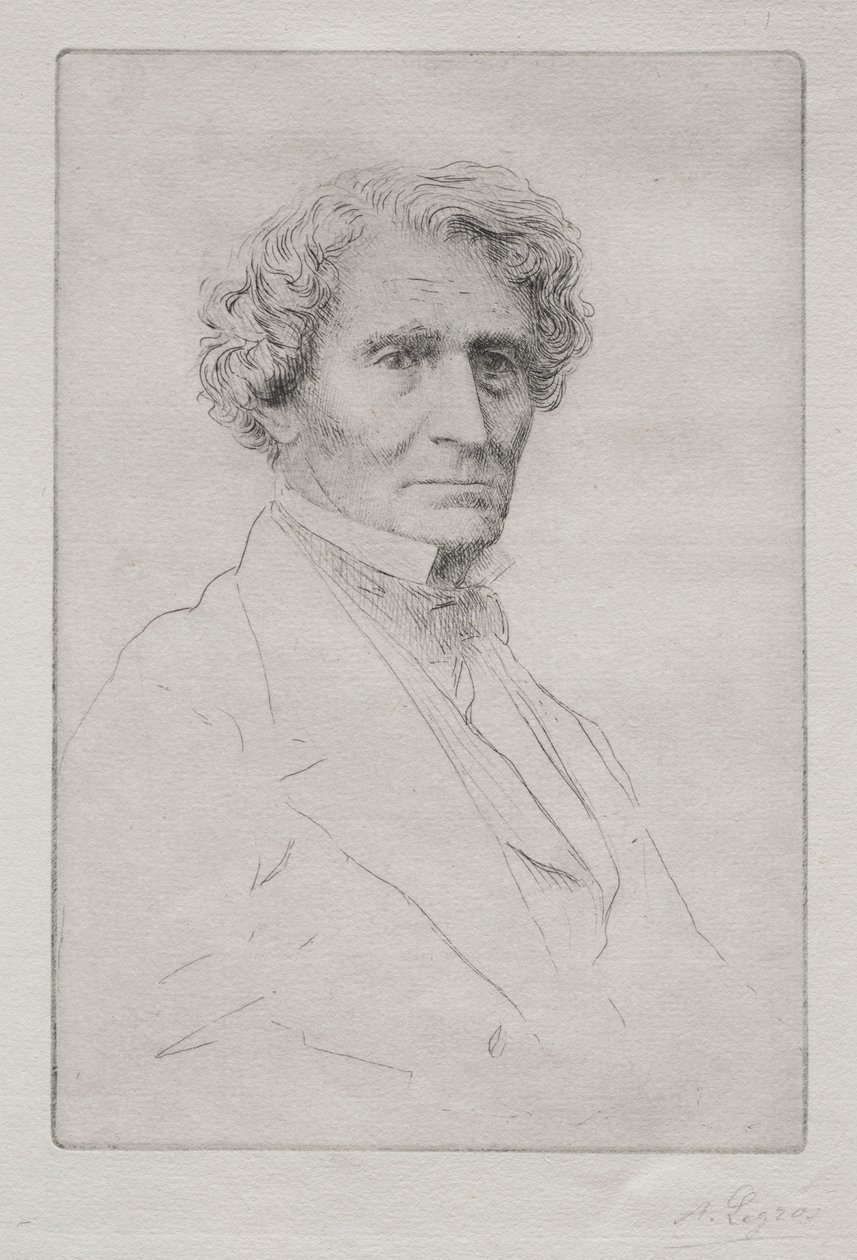 Hector Berlioz. af Alphonse Legros