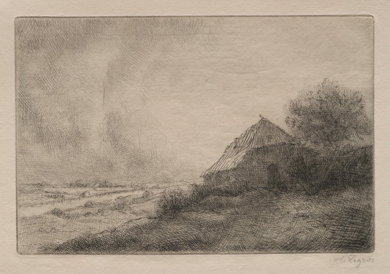 Hovel på Bakken. af Alphonse Legros
