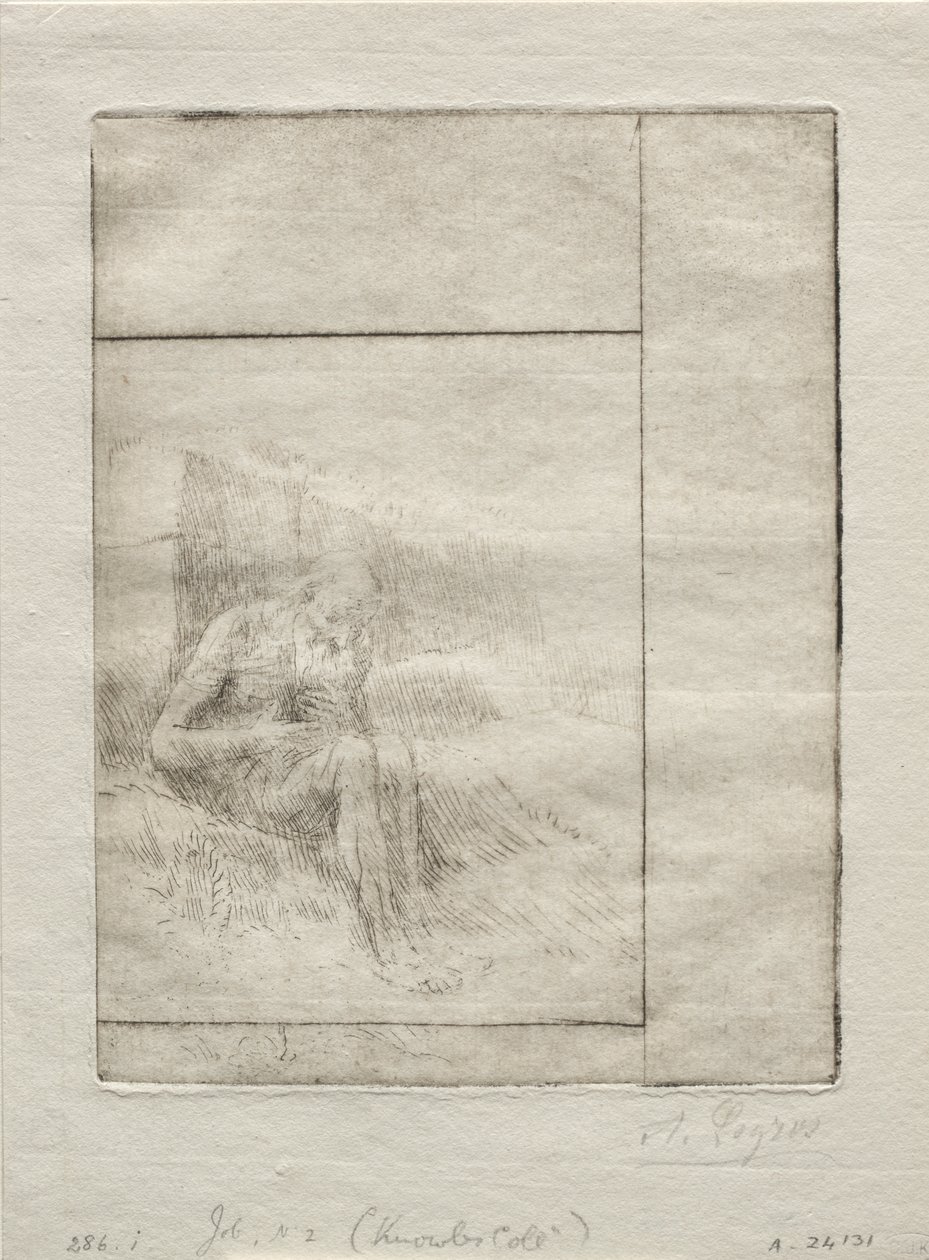 Job (2. plade) af Alphonse Legros