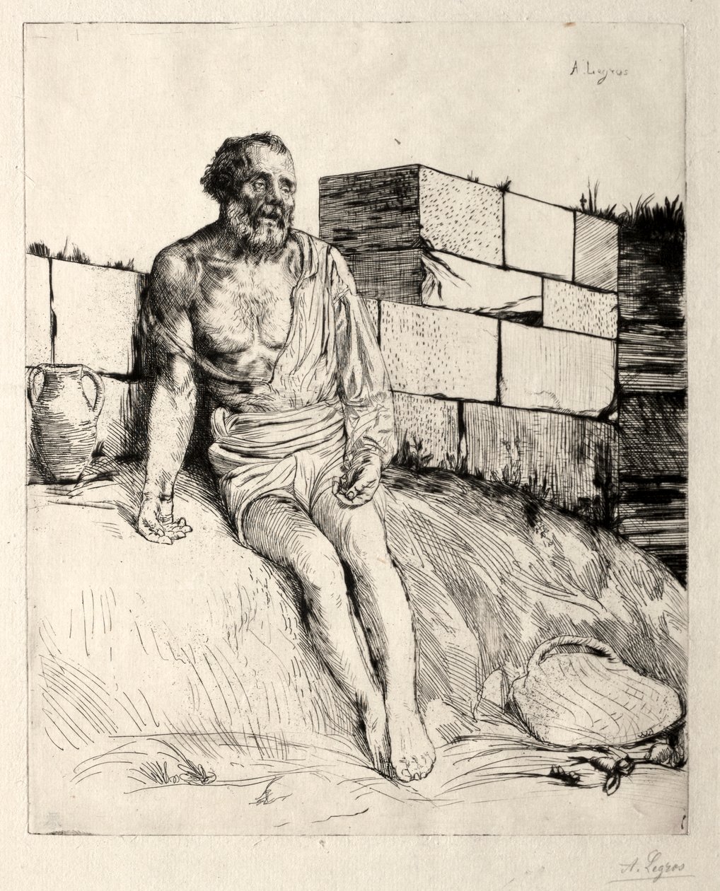 Job (første plade) af Alphonse Legros
