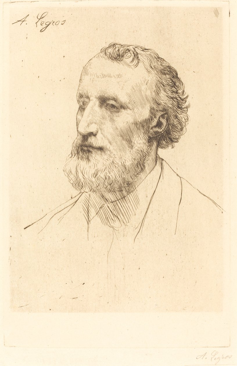 Jules Dalou, 1st plate af Alphonse Legros