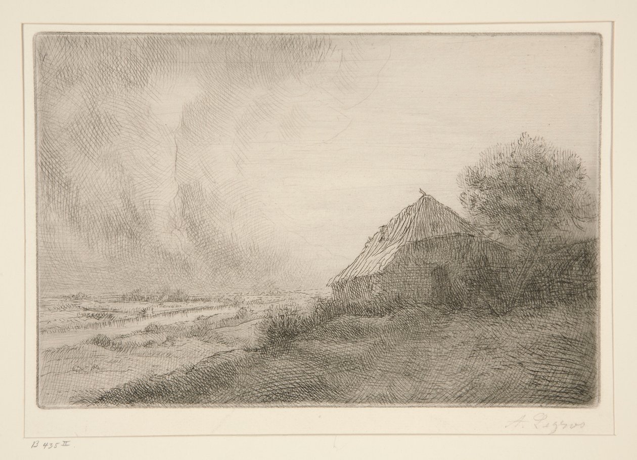 Hytten på Bakken af Alphonse Legros
