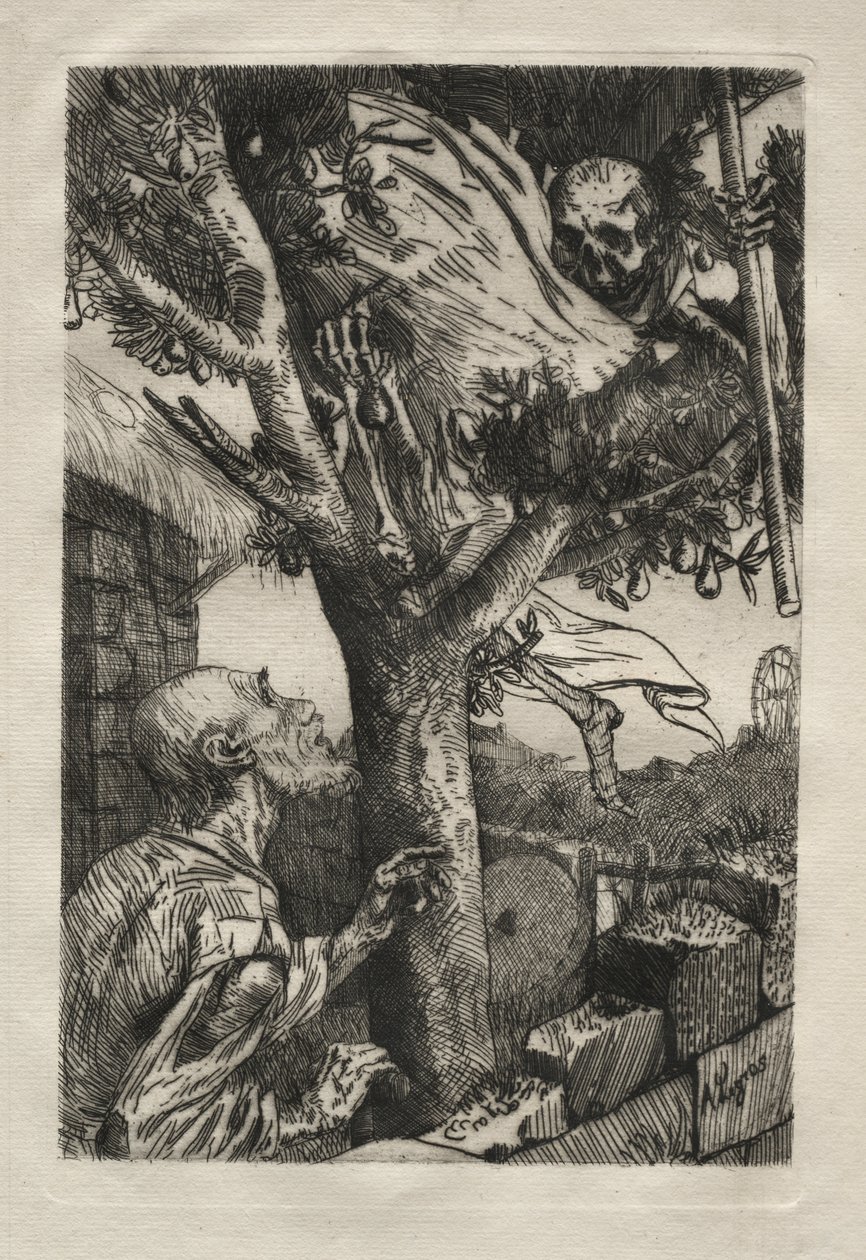 død i pæretræet af Alphonse Legros