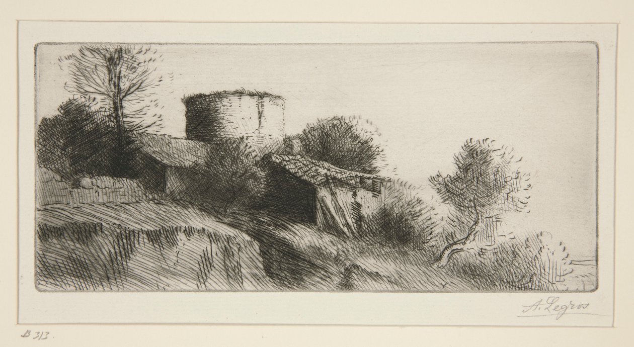 Duetårnet af Alphonse Legros