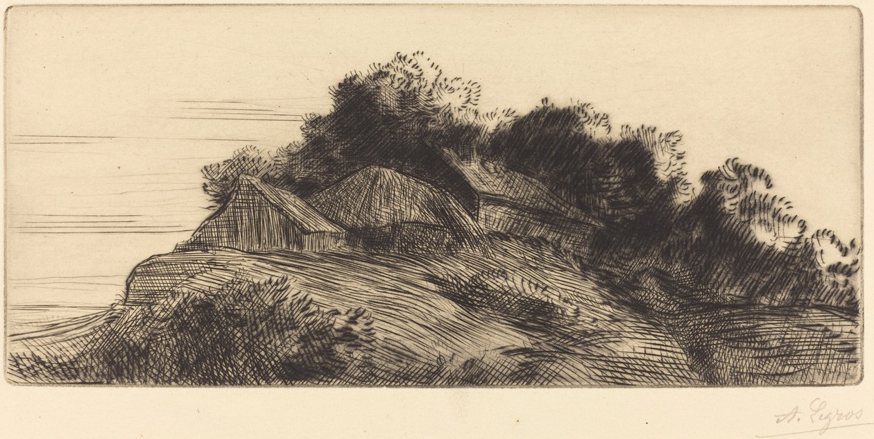 Landskab af Alphonse Legros