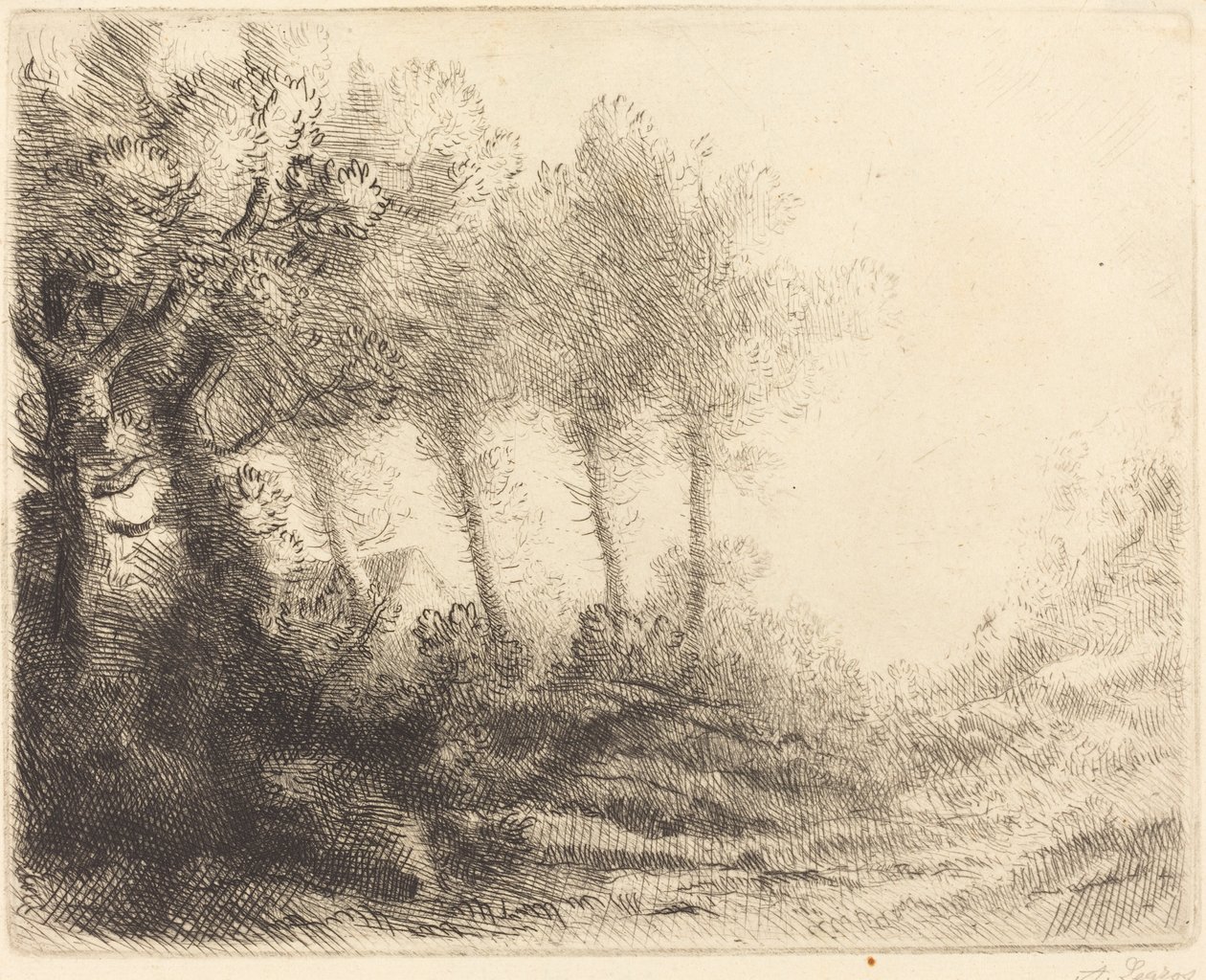 Landskab Landskab. af Alphonse Legros