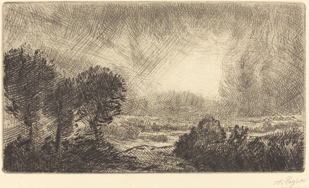 Landskab med storm (Paysage d