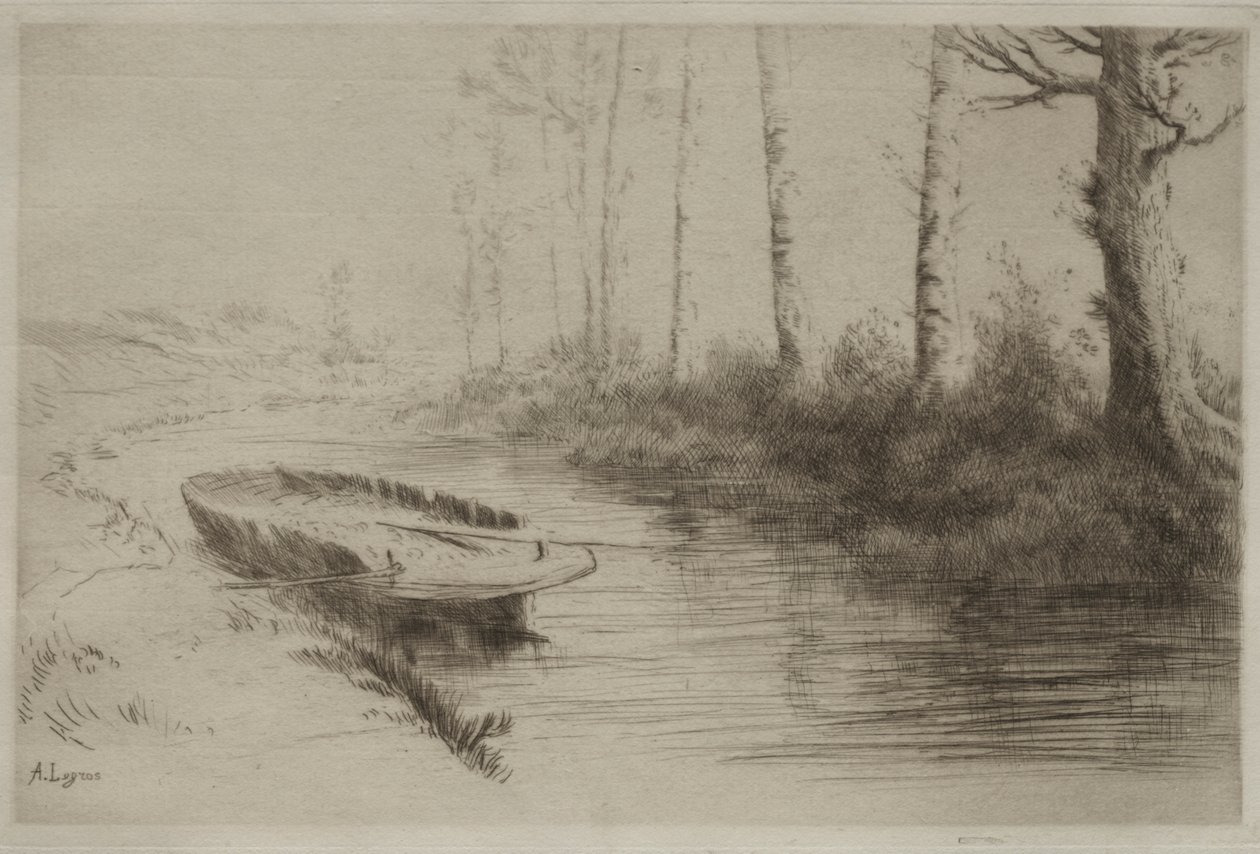 Kanalen: Morgeneffekt af Alphonse Legros
