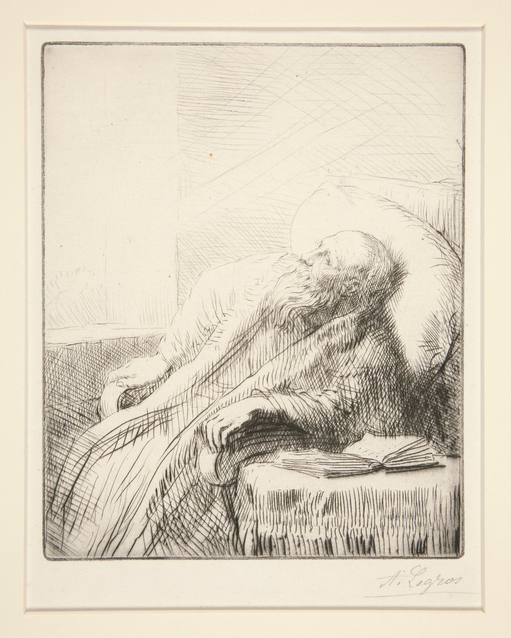 Le Convalescent (The Convalescent) af Alphonse Legros
