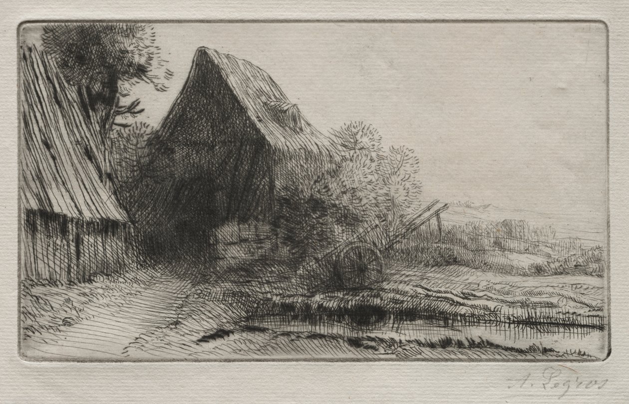 Hjulmagerens hus af Alphonse Legros
