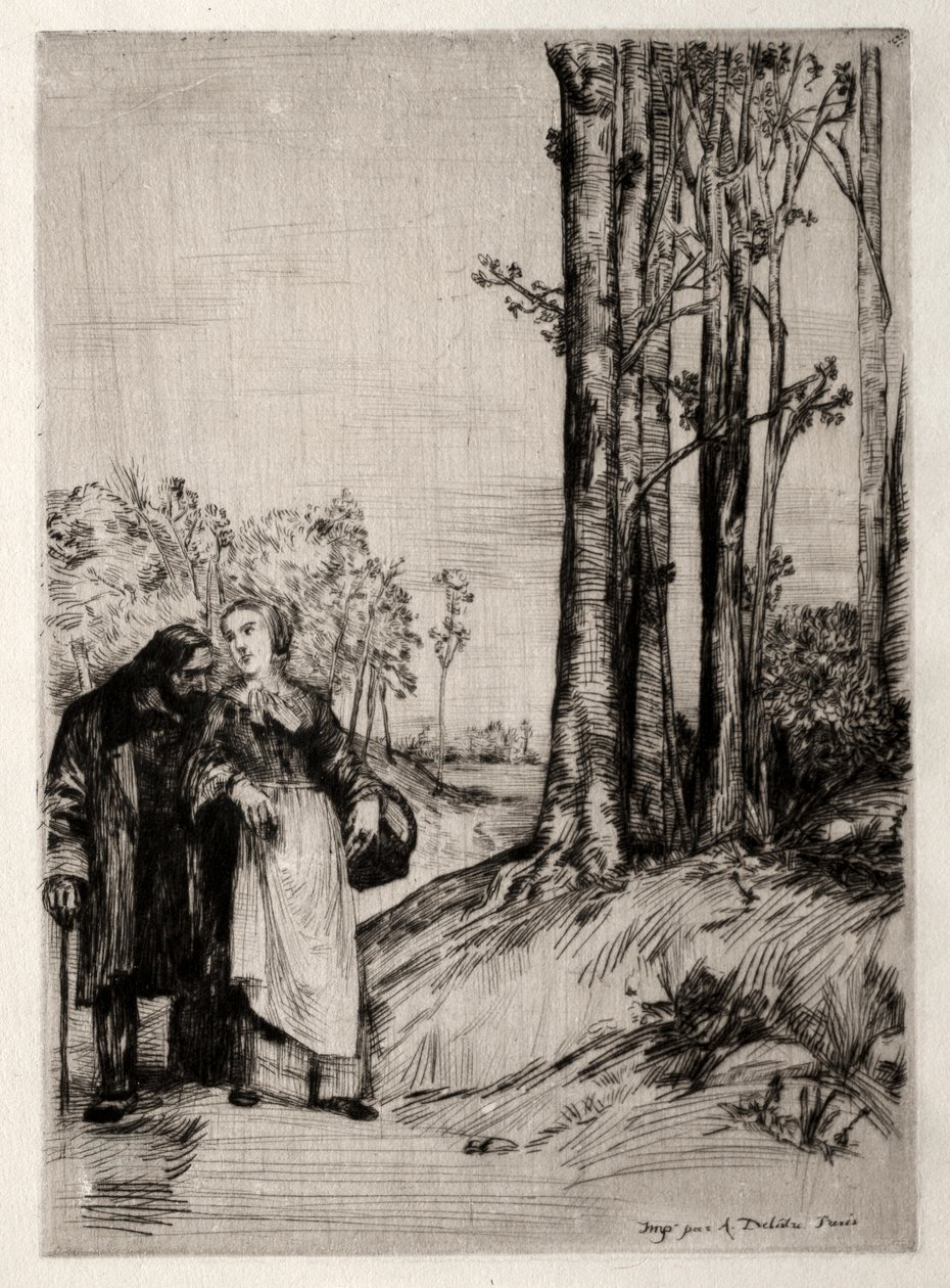 Rekonvalescentens gang af Alphonse Legros