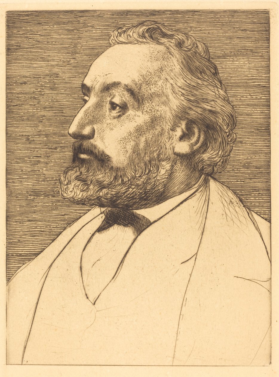 Leon Gambetta, 2. tallerken. af Alphonse Legros