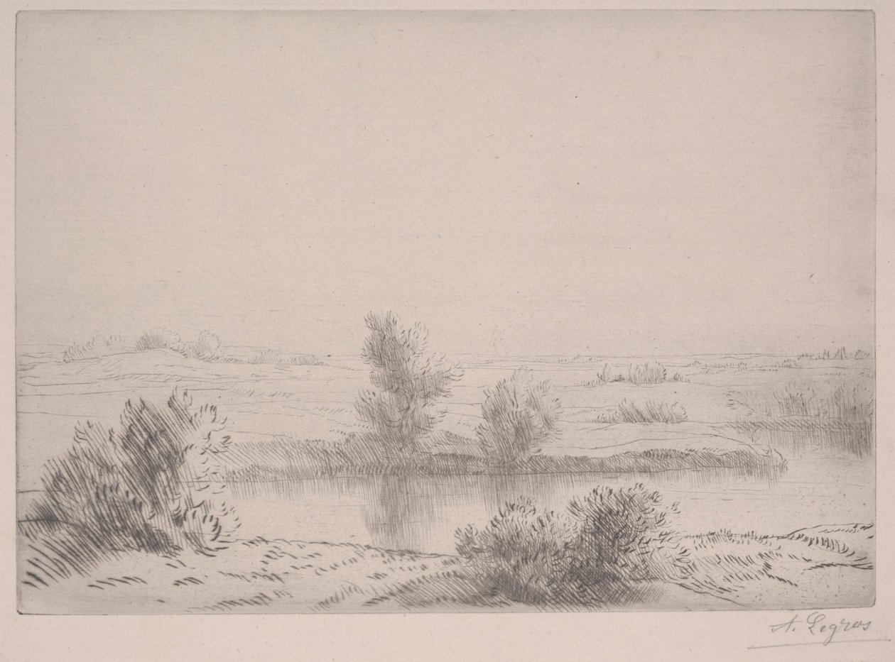 Sumpene (ætsning) af Alphonse Legros