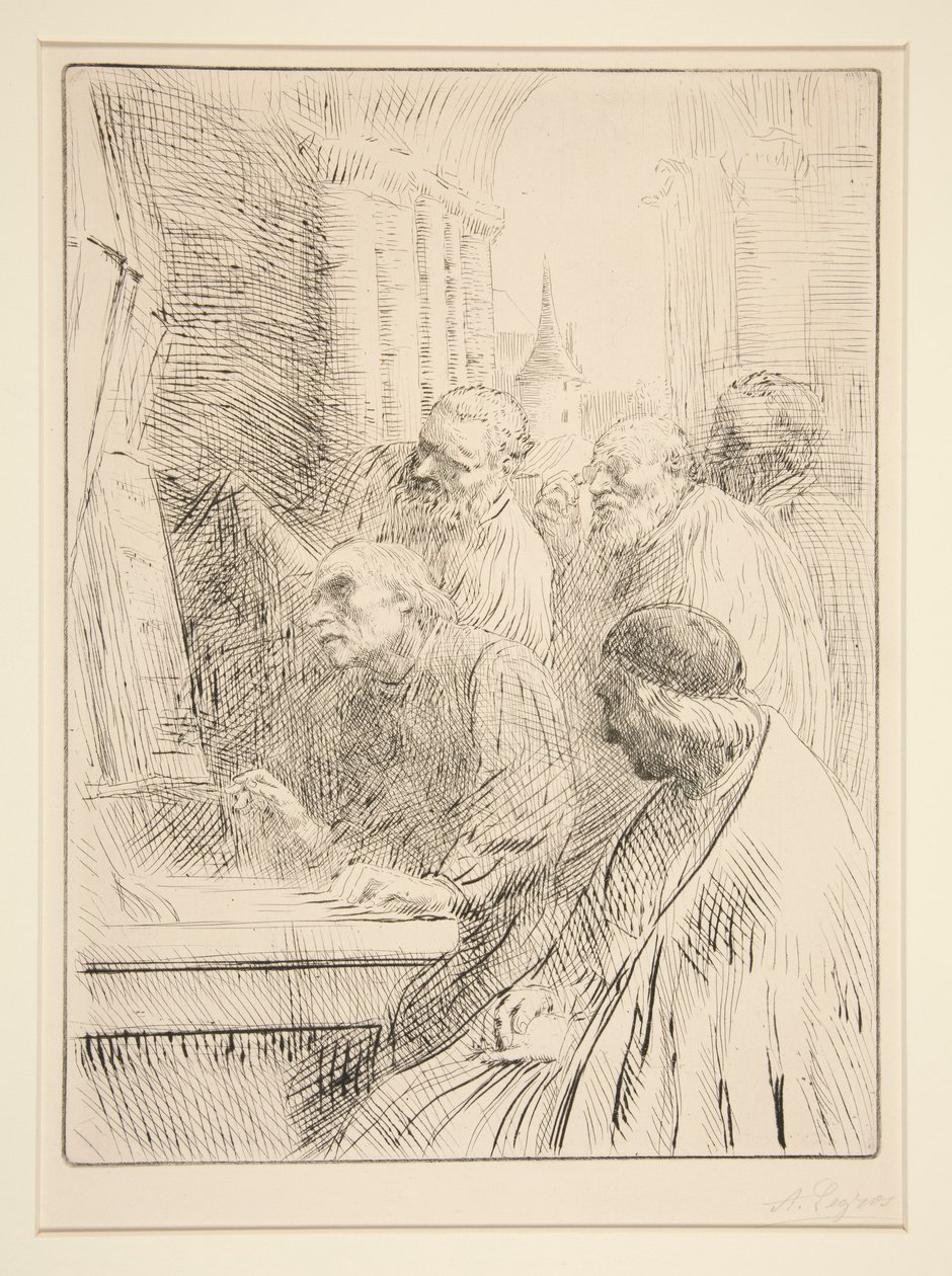Munkene ved L af Alphonse Legros