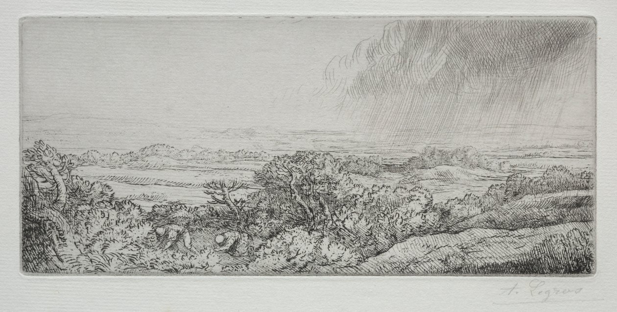 Svampesamlerne. af Alphonse Legros