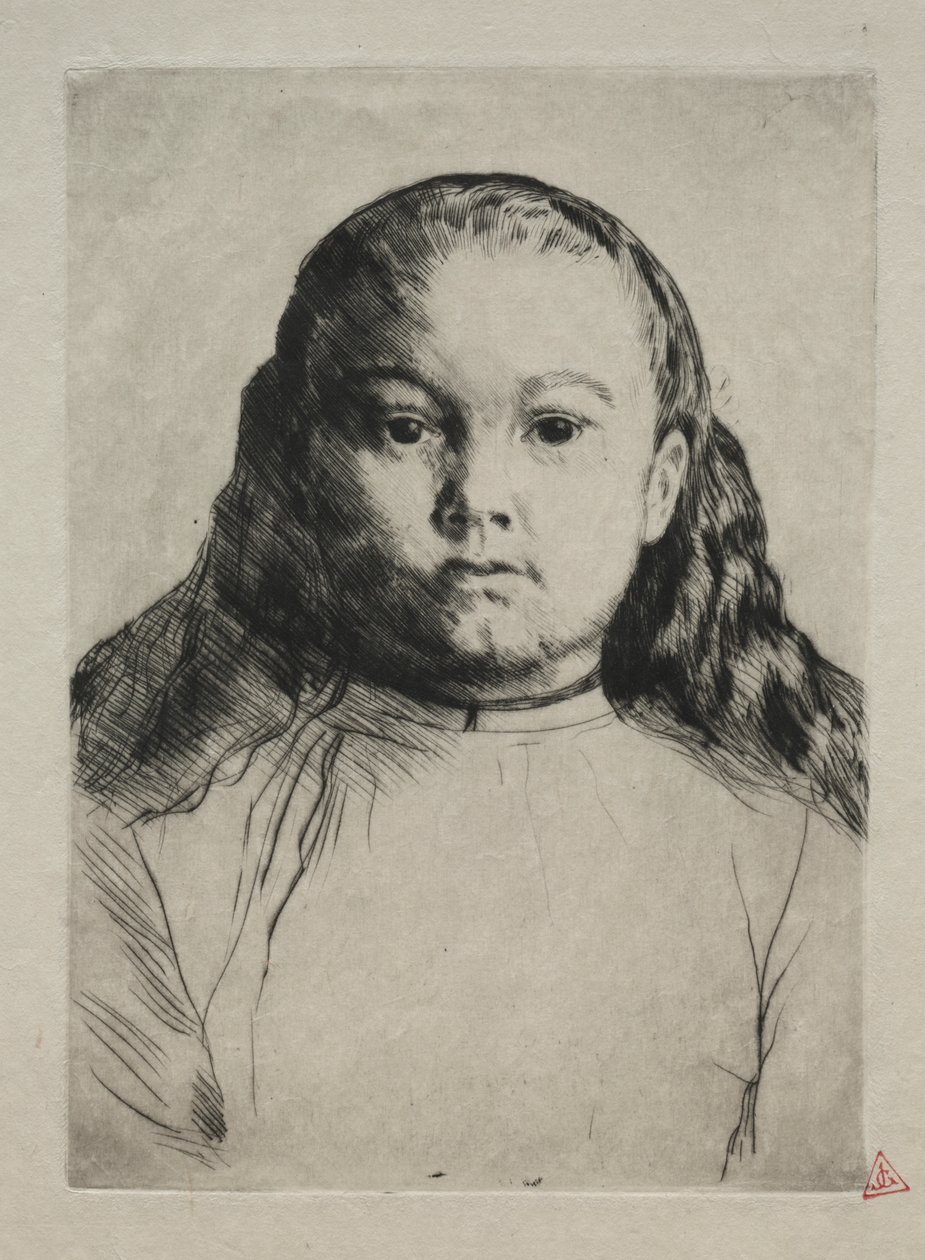 Lille Marie af Alphonse Legros