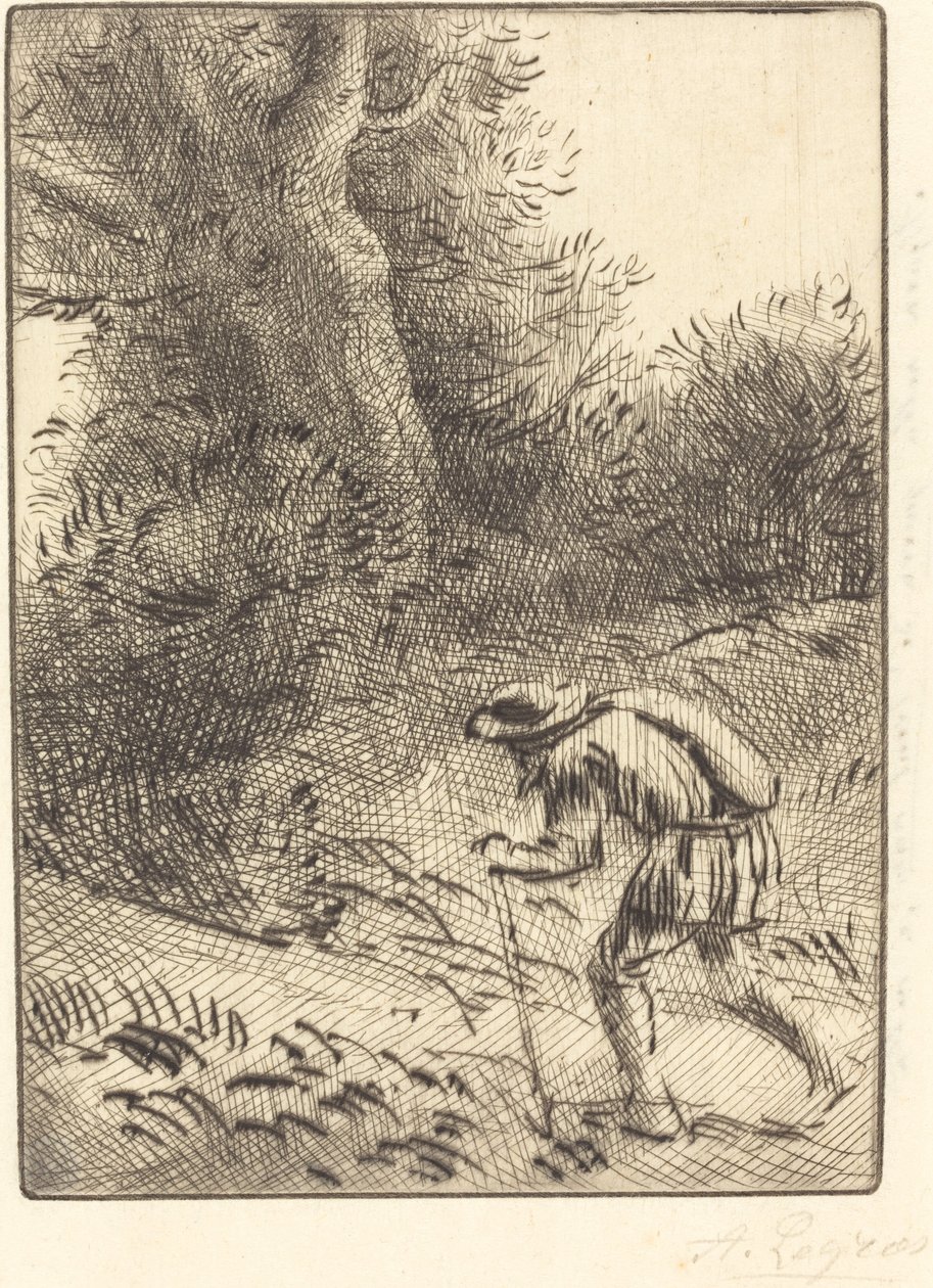Lille omvandrende jøde af Alphonse Legros