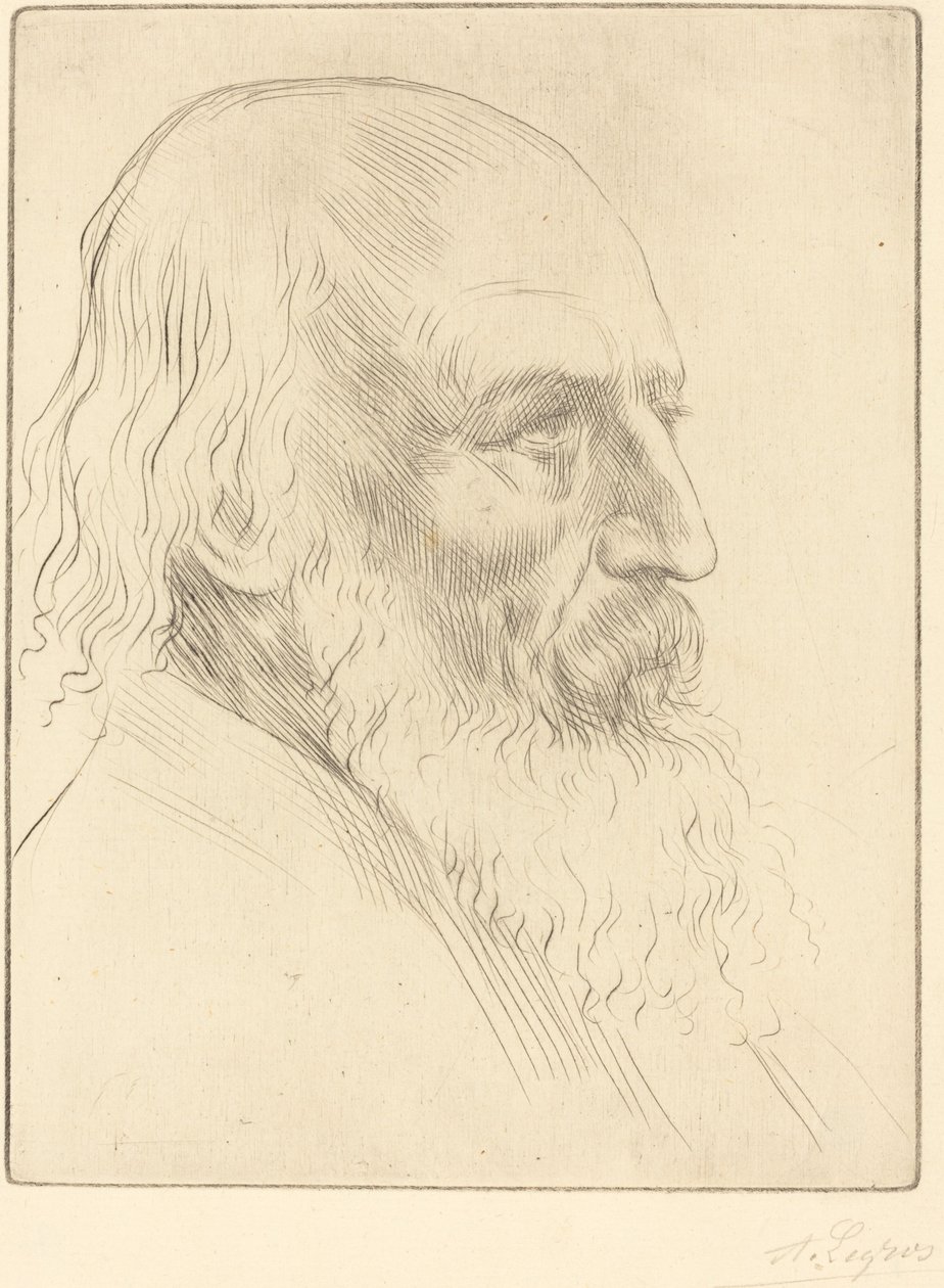 Lord A. Tennyson, 3. plade af Alphonse Legros