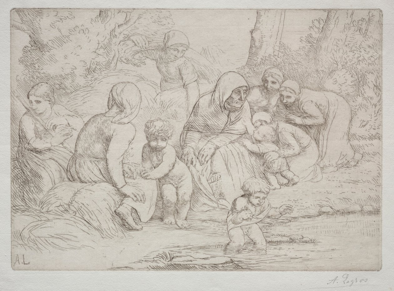 Sommer. af Alphonse Legros