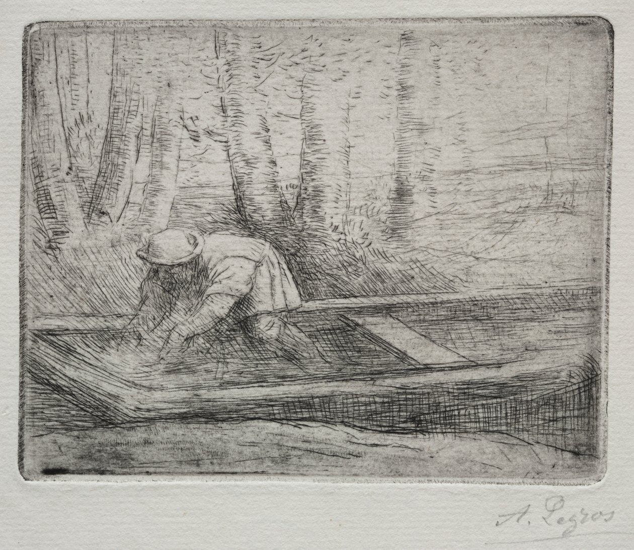 Mand i en Punt af Alphonse Legros