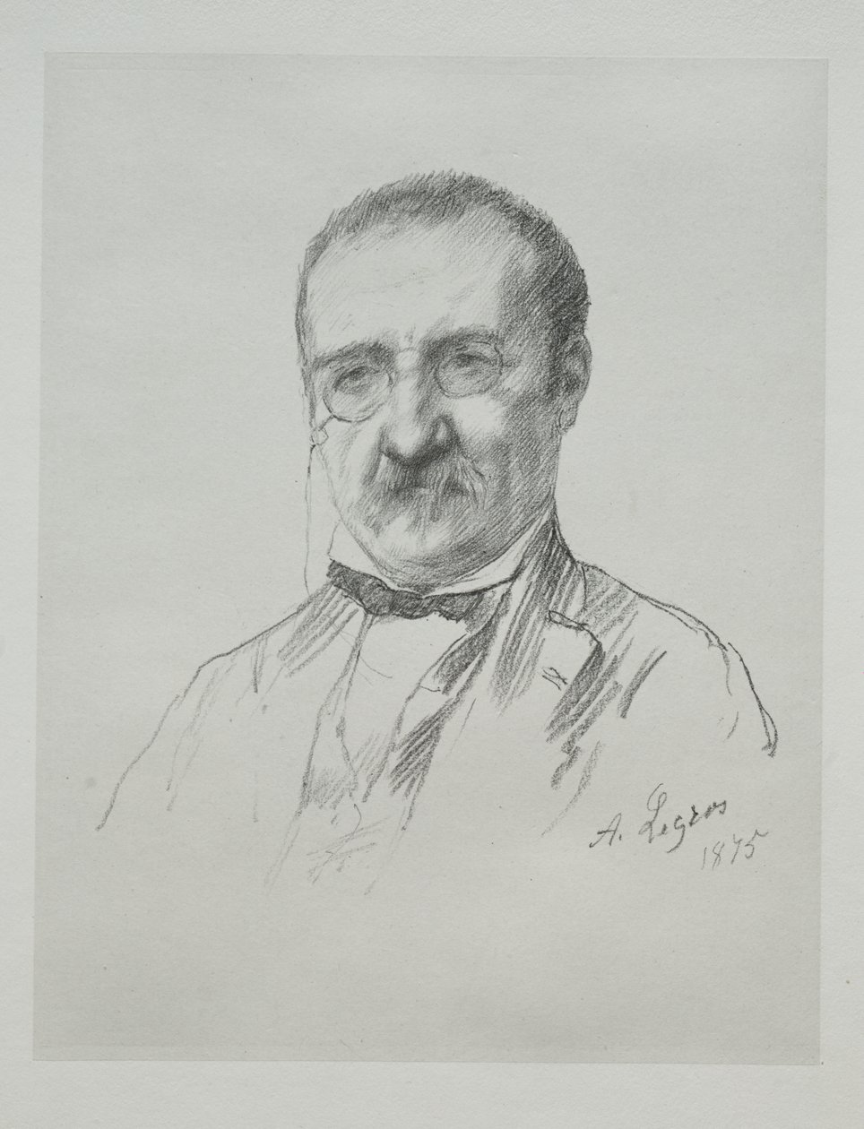 Hr. Champfleury af Alphonse Legros