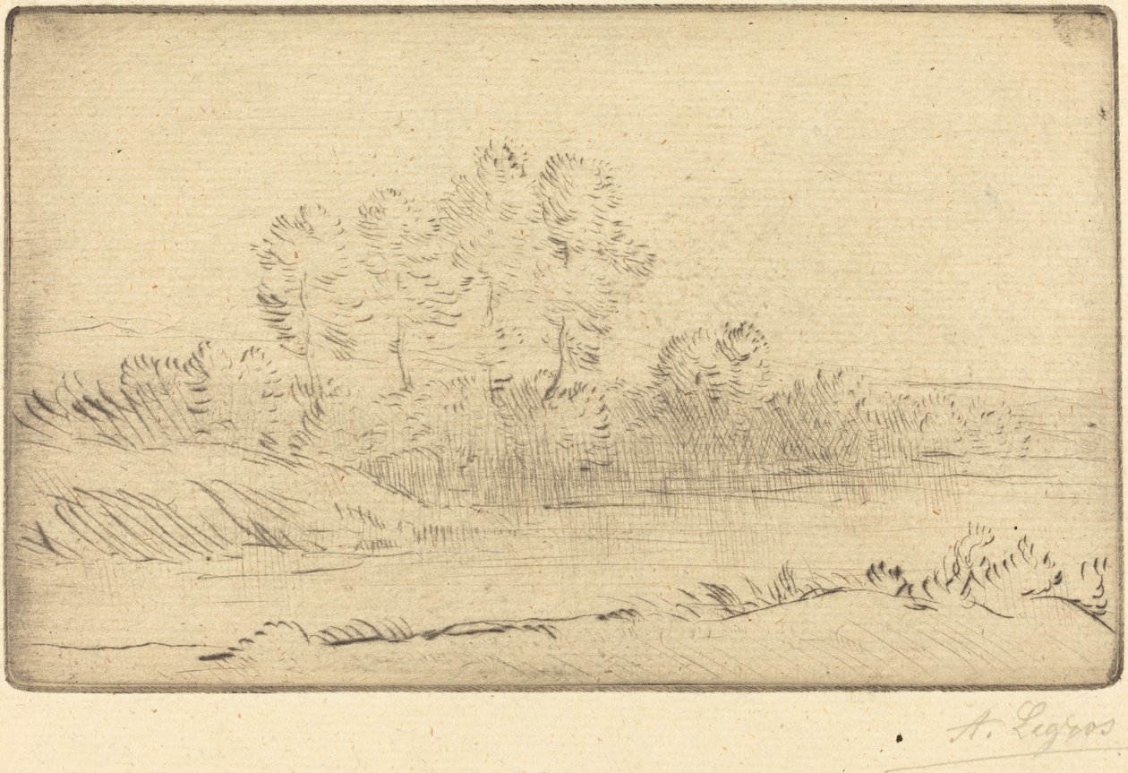 I nærheden af ​​Nortkerque (Pres de Nortkerque) af Alphonse Legros