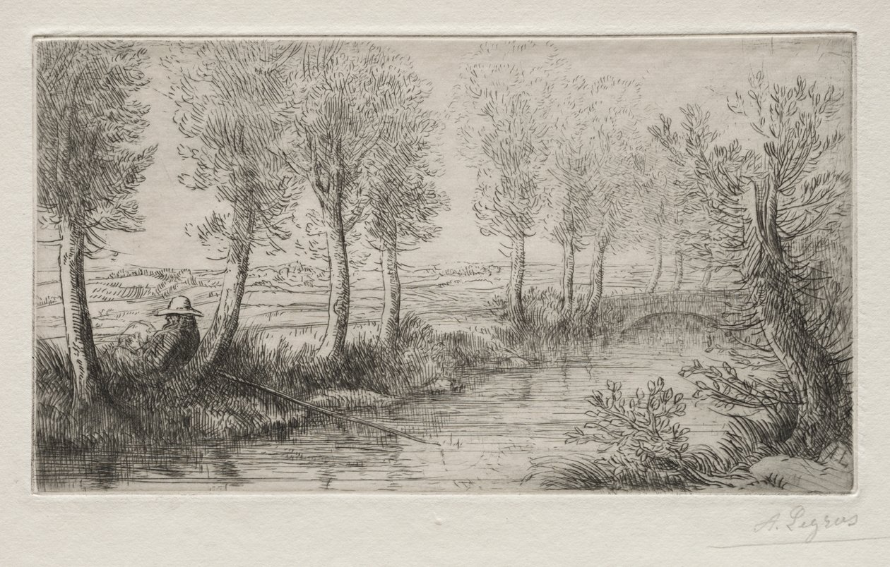 Tæt på Møllen af Alphonse Legros