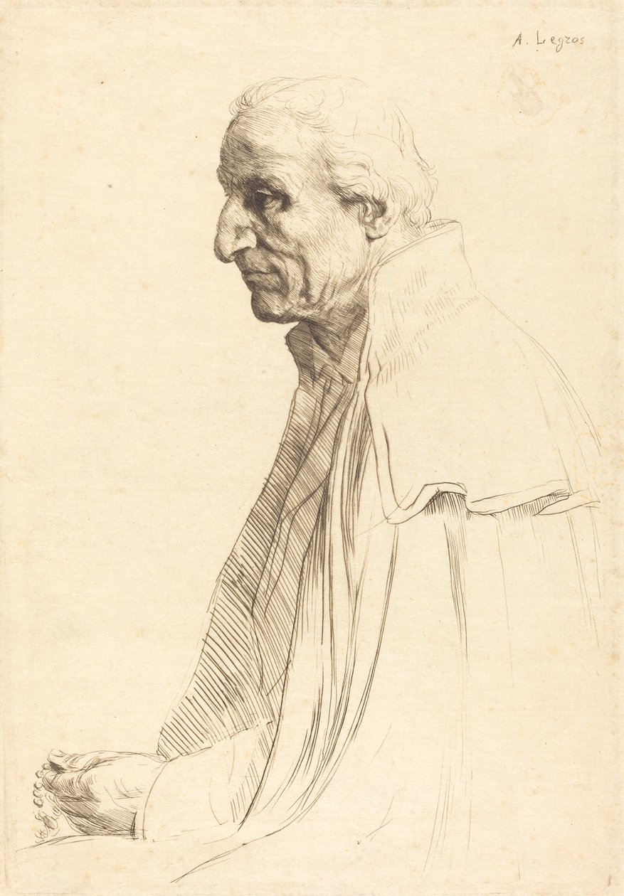 Gammel spanier (gammel spansk) af Alphonse Legros