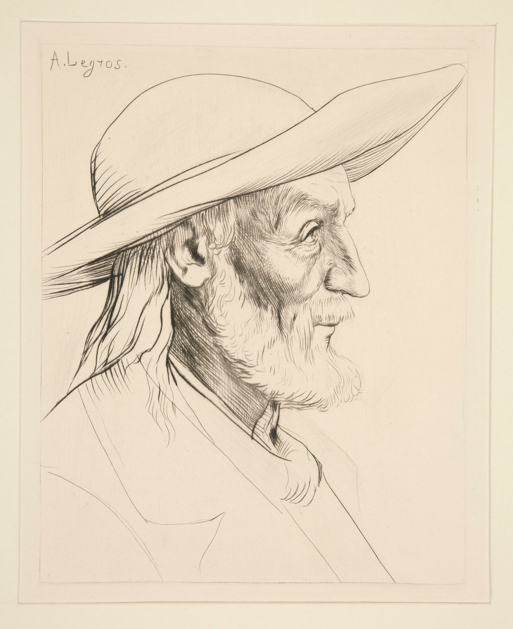 Bretonsk bonde af Alphonse Legros