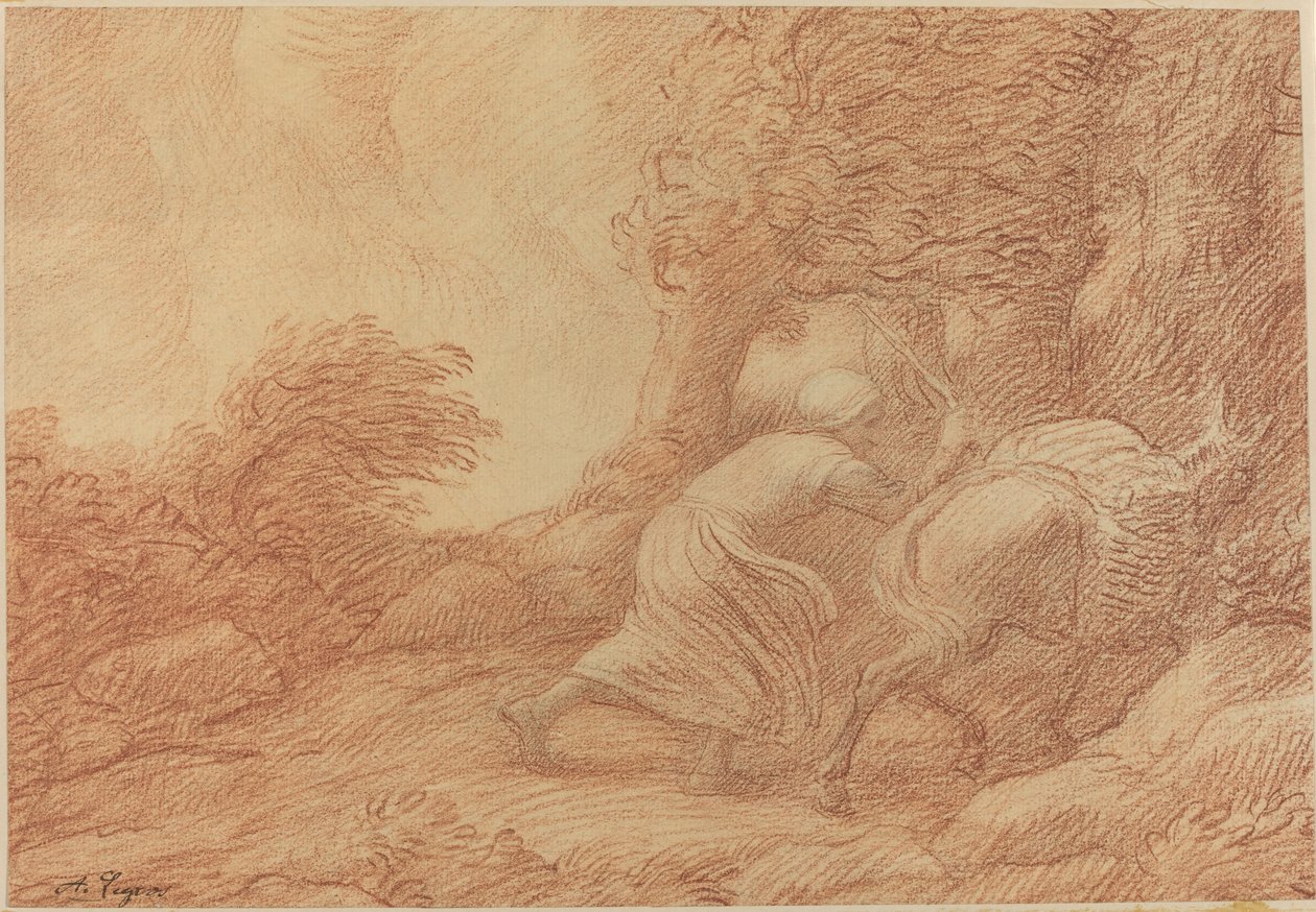 Bonde og Ass. af Alphonse Legros