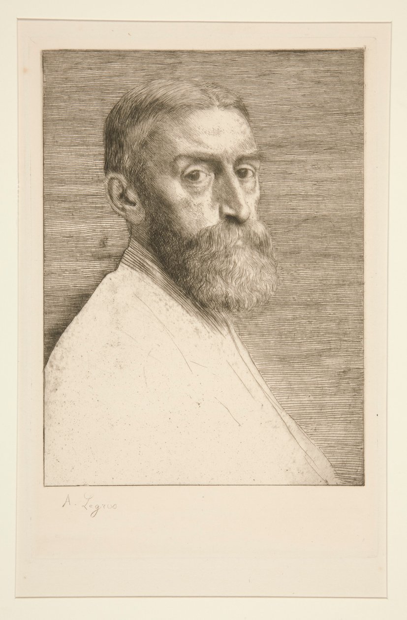 Portræt af E.J. Poynter, Esq. af Alphonse Legros