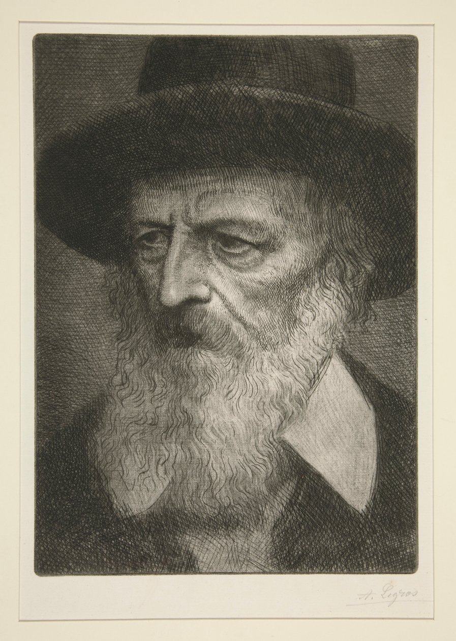 Portræt af Tennyson af Alphonse Legros