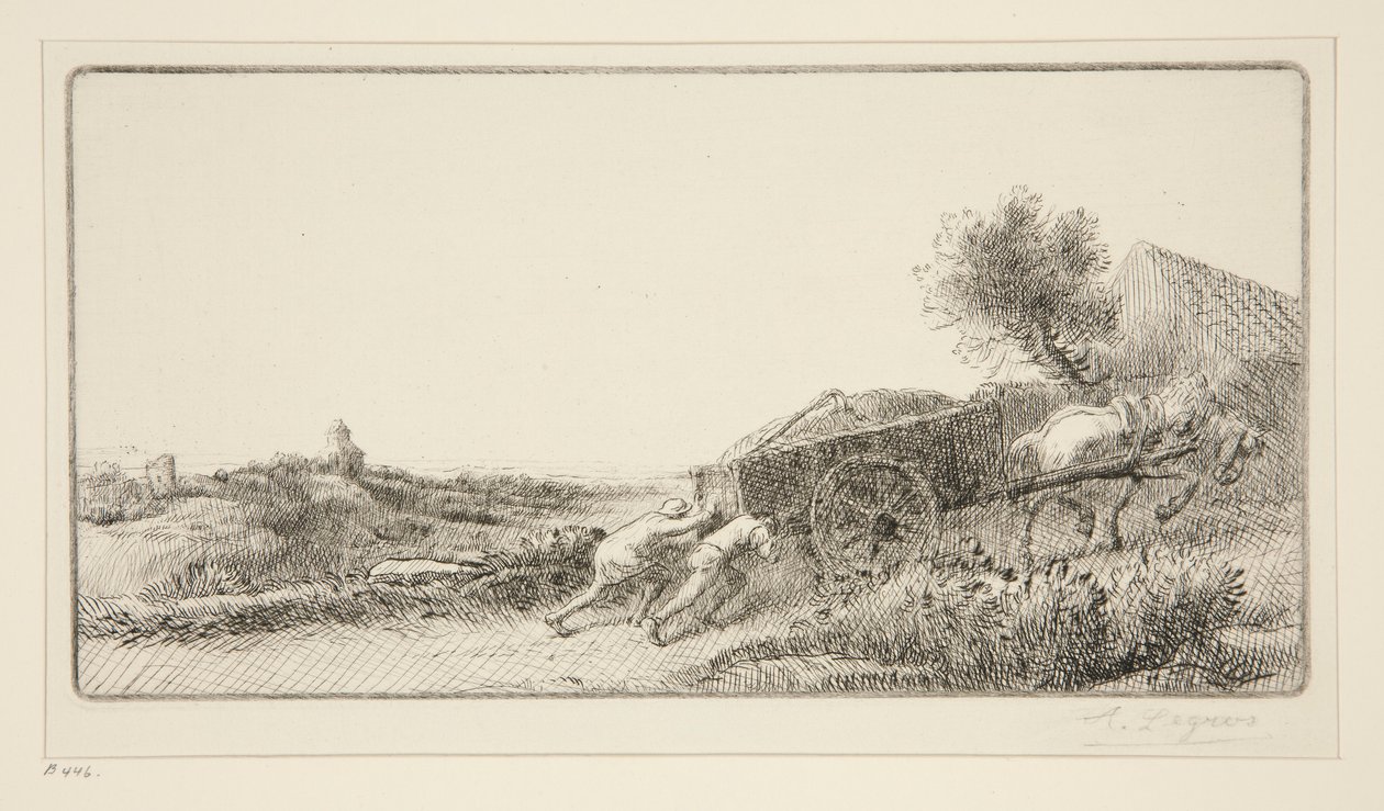 Indbringelse af Hay af Alphonse Legros