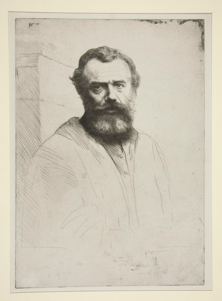 Selvportræt af Alphonse Legros