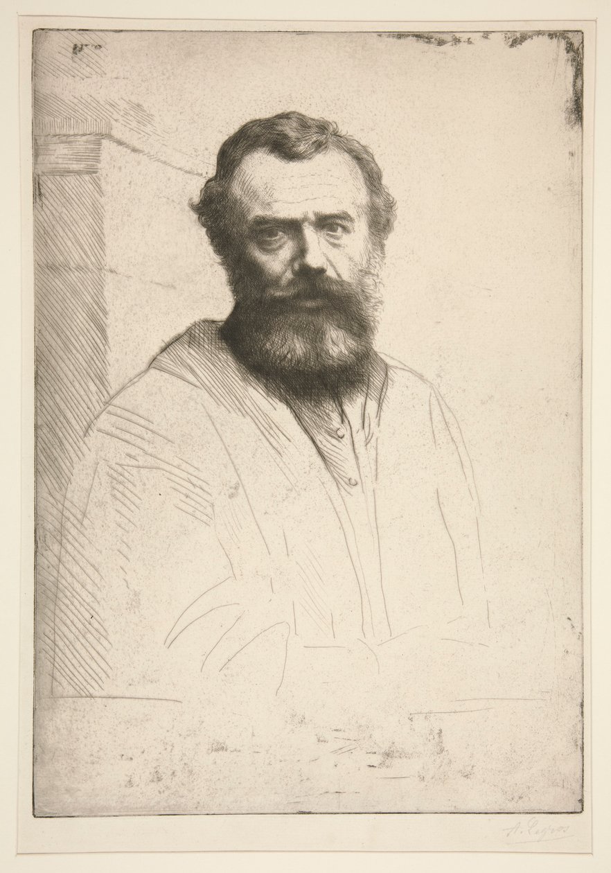 Selvportræt af Alphonse Legros