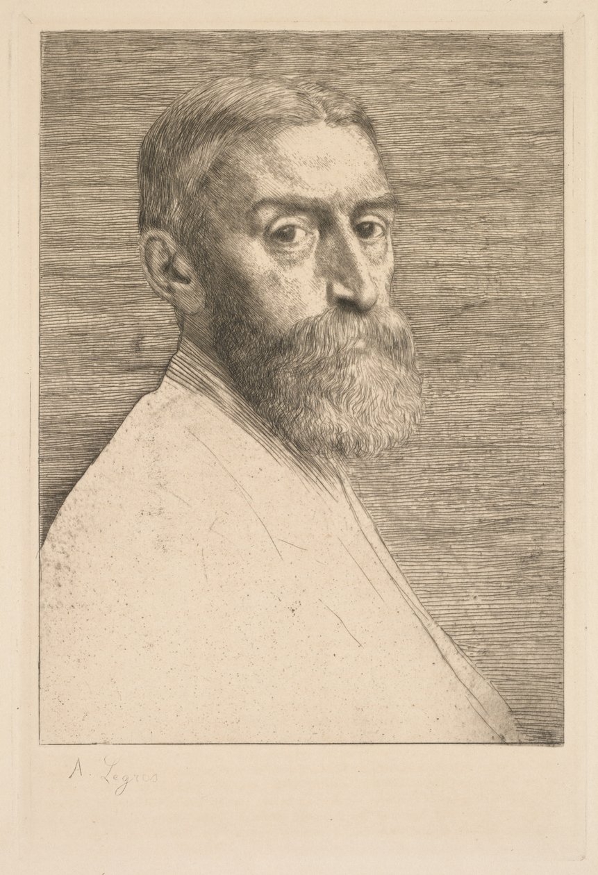 Sir Edward Poynter, 1877. af Alphonse Legros