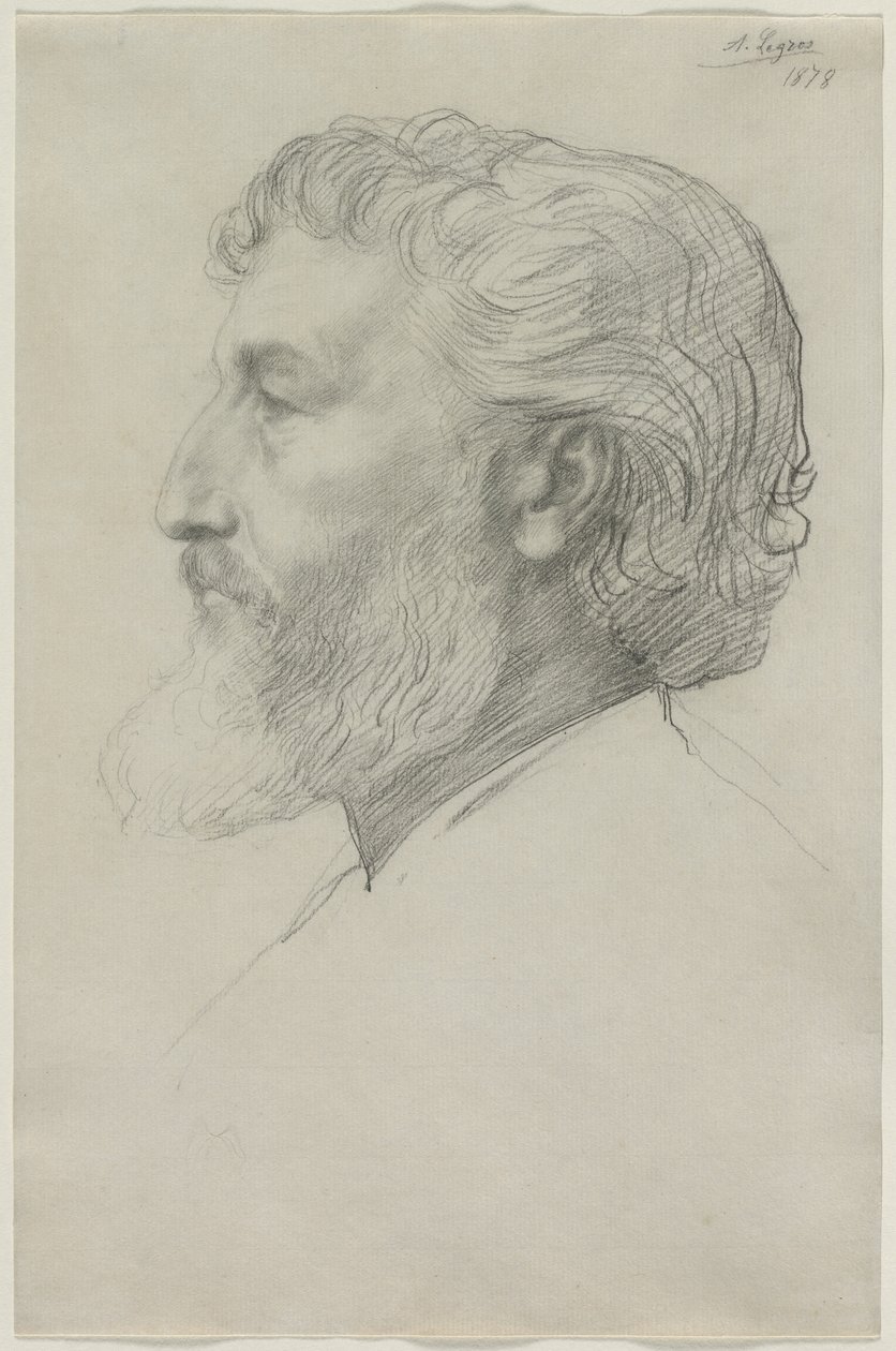 Sir Frederick Leighton, 1878. af Alphonse Legros