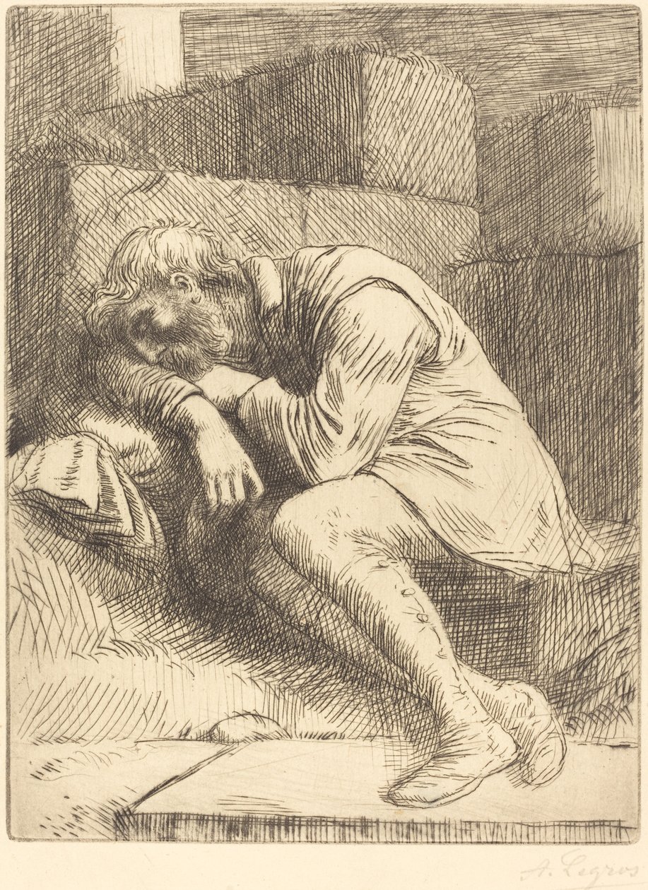 Sovende tigger Sovende tigger. af Alphonse Legros