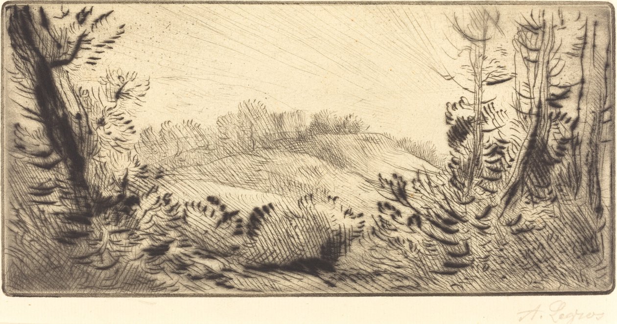 Lille bakke (Le coteau) af Alphonse Legros