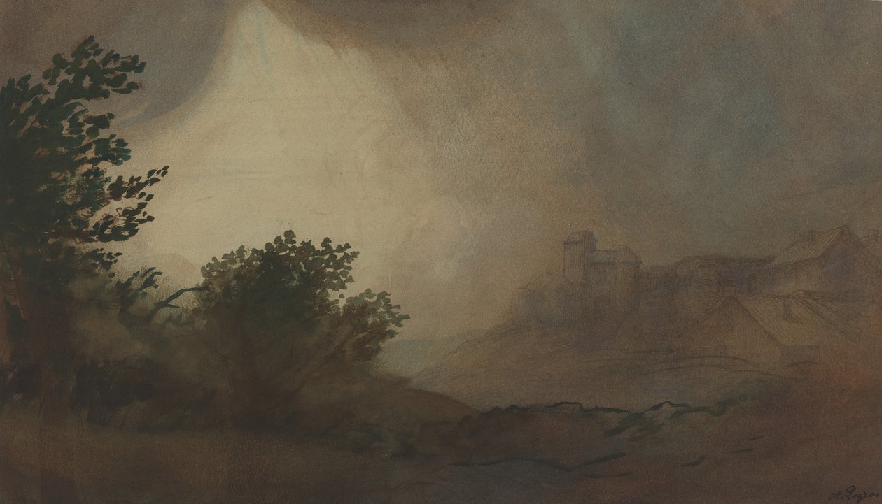 Storm. af Alphonse Legros