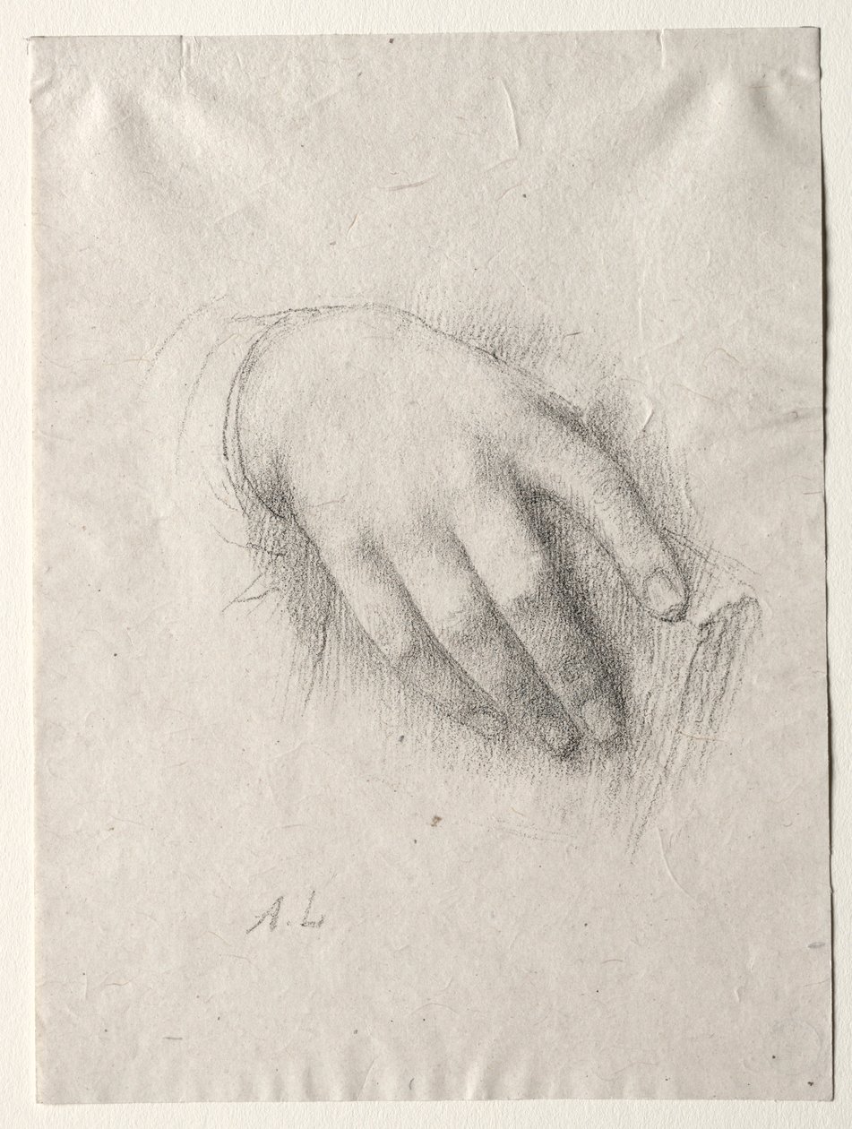 Studie af hænder. af Alphonse Legros