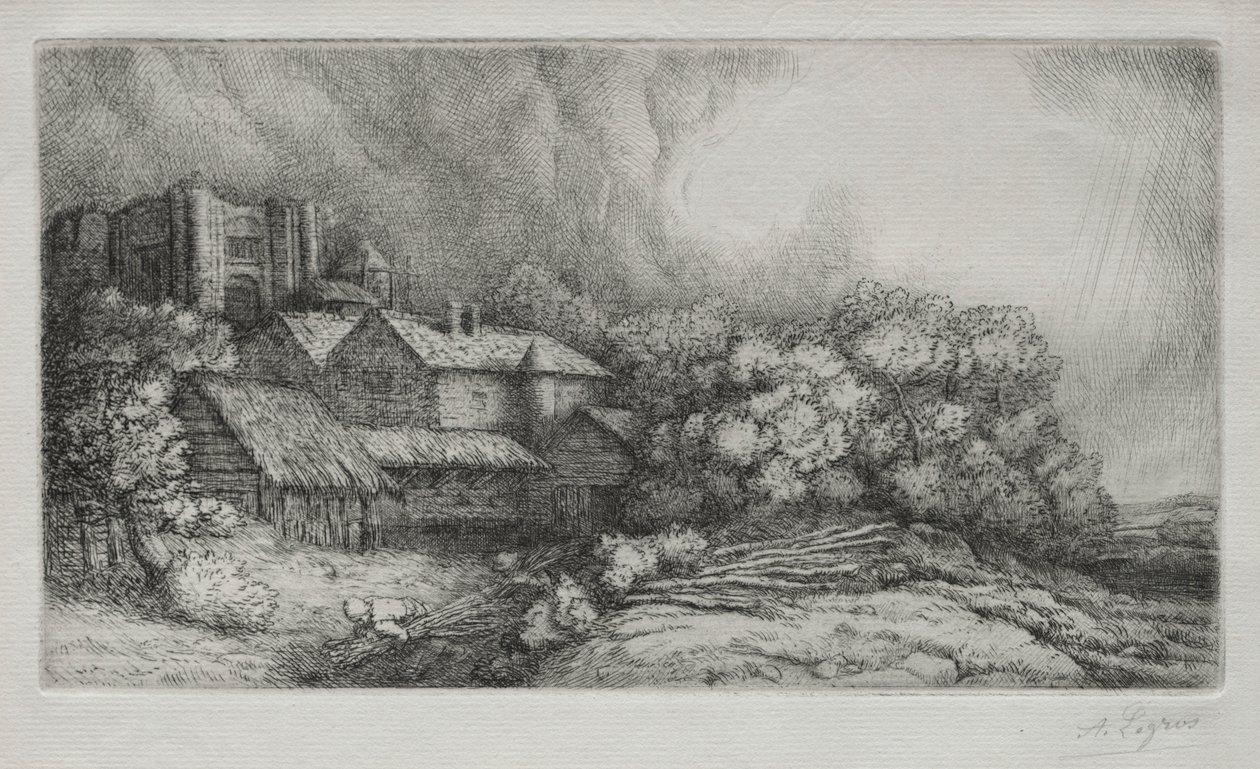 Abbey Farm Abbey Farm. af Alphonse Legros