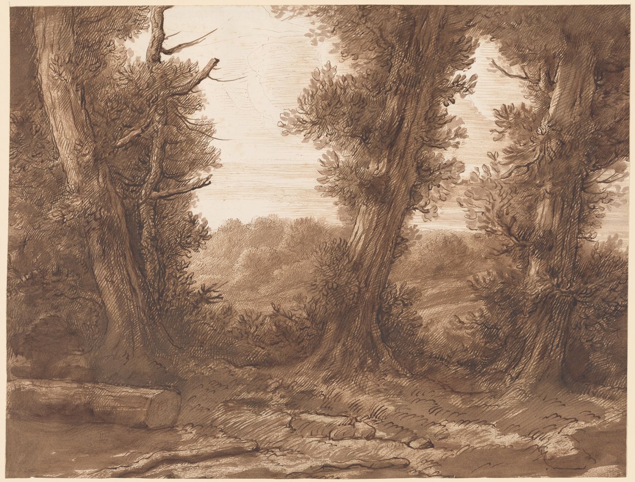 De store træer af Alphonse Legros