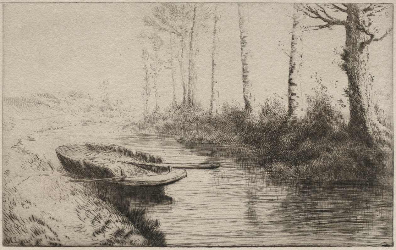 Kanalen, morgen af Alphonse Legros