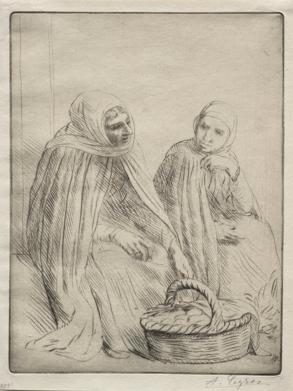 Æggehandlerne (1. plade) af Alphonse Legros